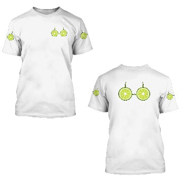 Discover Lime Bra Costume 3D T Shirts
