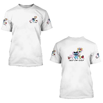 Discover Disney Stitch Best Day Ever, Disney Snacks 3D T Shirts