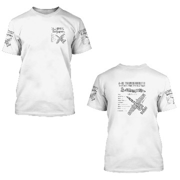 Discover A-10 Thunderbolt - A 10 Warthog - 3D T Shirts