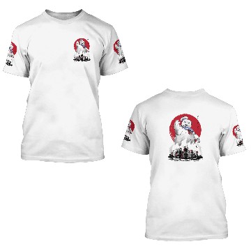 Discover Marshmallow man sumi-e - Ghostbusters - 3D T Shirts