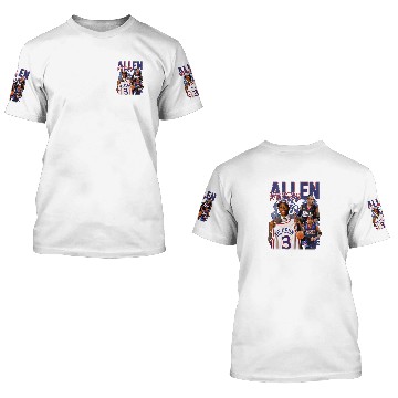 Discover Allen Iverson 3D T Shirts, Allen Iverson Graphic 3D T Shirts