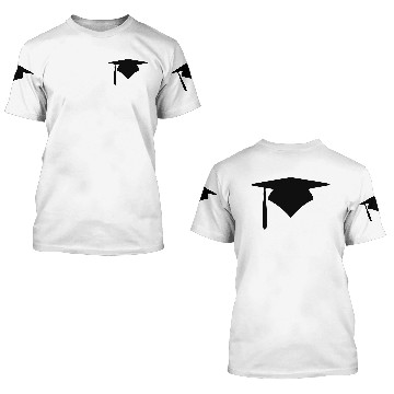 Discover Grad Cap 3D T Shirts