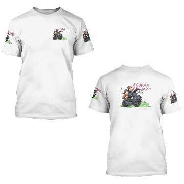 Discover Girls und Panzer Chibi 3D T Shirts
