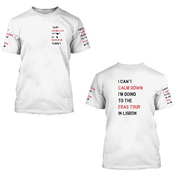 Discover Eras Tour-Lisbon 1869 3D T Shirts