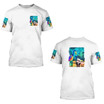 Discover Disney Up 3D T Shirts, Disney Pixar Adventure Is Out There Matching