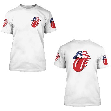 Discover Rolling Stones Lips 3D T Shirts