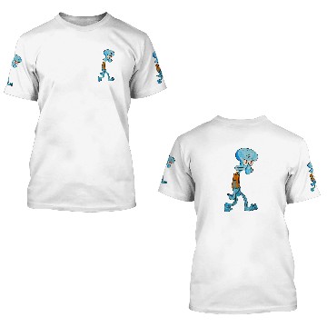Discover Grumpy Squidward - Squidward - 3D T Shirts