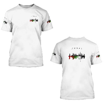 Discover Dubai Skyline 3D T Shirts