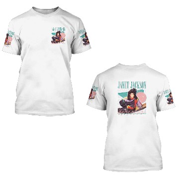 Discover Janet Jackson 3D T Shirts