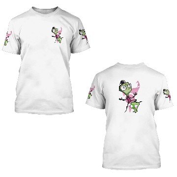 Discover Invader Zim Gir Irken Logo 3D T Shirts
