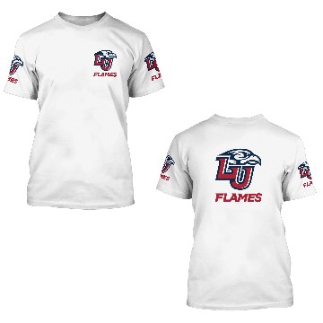 Discover Liberty University Primary Logo 3D T Shirts
