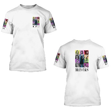 Discover Miley Cyrus Eras Tour 3D T Shirts Flowers 3D T Shirts