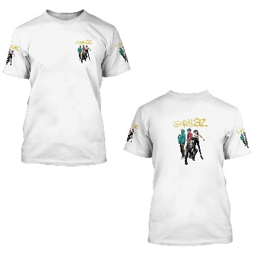 Discover Gorillaz 3D T Shirts