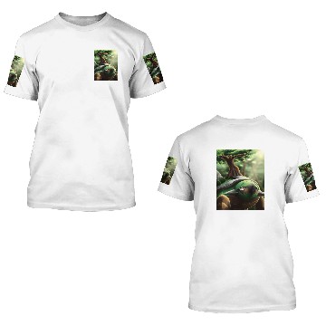 Discover Torterra Portrait 3D T Shirts