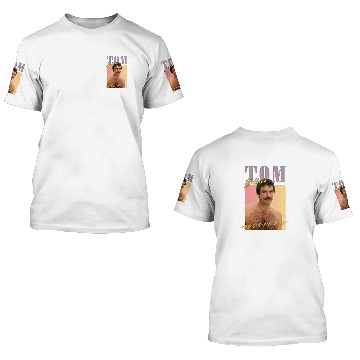 Discover Tom Selleck -- Sexy 80s Aesthetic Design - Tom Selleck - 3D T Shirts