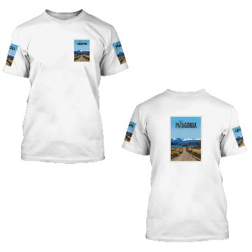 Discover Visit Patagonia - Patagonia - 3D T Shirts