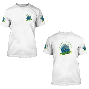 Discover KV9 Turtle accessories toad in the water and turtle around 3D T Shirts