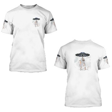 Discover Cat Paws Alien Cat Galaxy Cat Cat UFO 3D T Shirts
