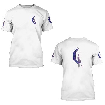 Discover black cats Paws Celestial Cat and Moon 3D T Shirts