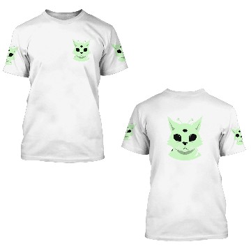 Discover black cats Paws Elegant alien cats design 3D T Shirts