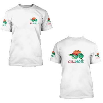 Discover KV9 Turtle Chill toad funny turtle motif for real chillers 43 3D T Shirts