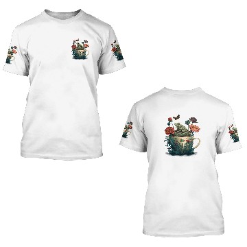 Discover Frog Gift Cottagecore Frog Toad and Mug Cute Forestcore Aesthetics 3D T Shirts
