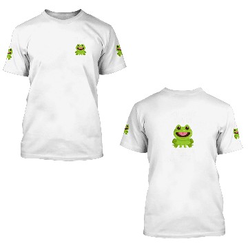 Discover Frog Gift Fairy Tale Amphibian Toad 2 3D T Shirts