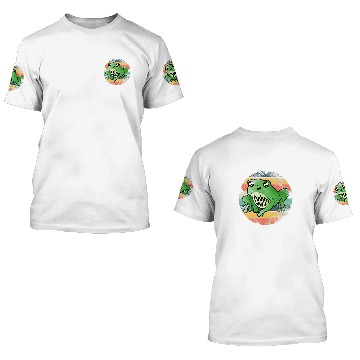Discover Frog Gift Colourful frog outfit amphibian toad comic 3D T Shirts