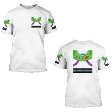 Discover Disneyss And Pixars Buzz Lightyear Halloween Costume 3D T Shirts