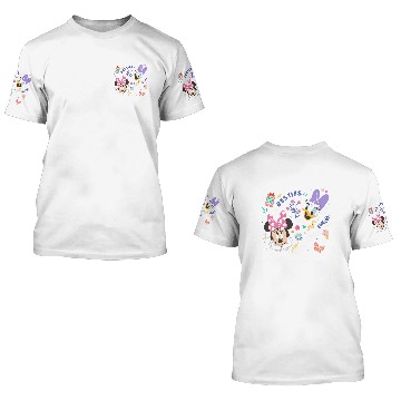Discover Disney Mickey And Friends Minnie Daisy Besties Forever Baseball Jerseys 3D T Shirts