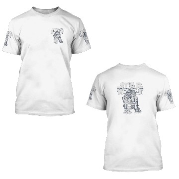 Discover Star Warss R2D2 Vintages Distressed C2 Disney Baseball Jerseys 3D T Shirts
