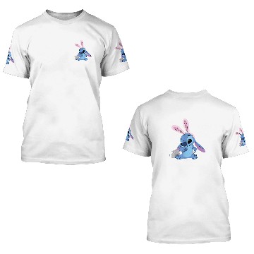 Discover Disney Stitch with Easter Bunny 3D T Shirts