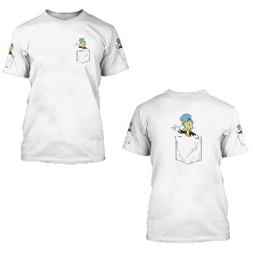 Discover Disneyss Pinocchio Jiminy Cricket Faux Pocket 3D T Shirts