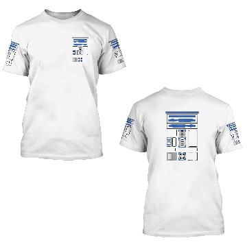 Discover Halloween R2-D2 Costume Disney+ Raglan Baseball 3D T Shirts 3D T Shirts