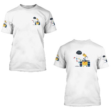Discover Disney Pixar Wall-E Eve Christmas Light Wrap Graphic 3D T Shirts