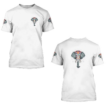 Discover Elephants Lover Sugar Skull 3D T Shirts