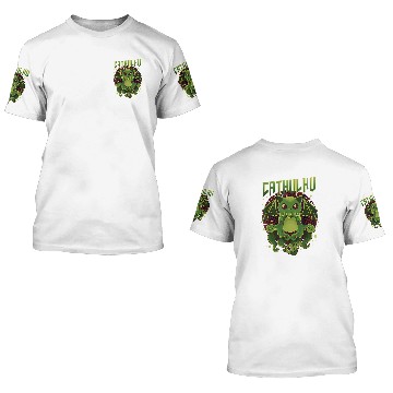 Discover Cat Paws Cathulhu Kawaii Cat Cthulhu 3D T Shirts