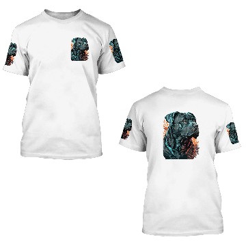 Discover Cane Corso Dog Illustration 3D T Shirts