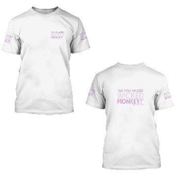 Discover Monkey Lover Oh you wicked wicked monkey Mrs. Doubtfire 3D T Shirts