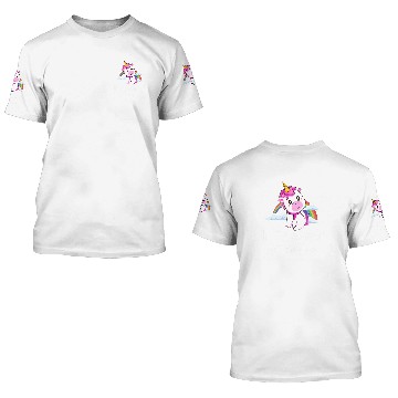 Discover Unicorns I Pooped Today Funny Cute 3D T Shirts