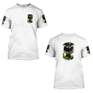 Discover Disney Villains Maleficent Dragon Transformation 3D T Shirts