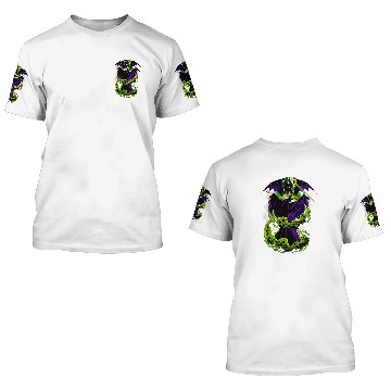 Discover Disney Villains Maleficent Dragon Transformation 3D T Shirts