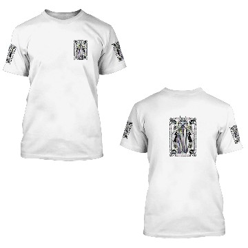 Discover Disney Sleeping Beauty Maleficent Floral Tarot C 3D T Shirts