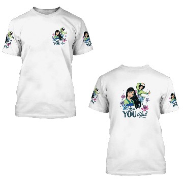 Discover Disney Princess - Be Youtiful Mulan Baseball Tees 3D T Shirts