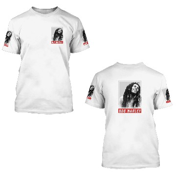 Discover Bob Marley 3D T Shirts Bob Marley Reggae 3D T Shirts legend