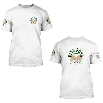Discover PING PONG THE NERDS GAME TABLE TENNIS PADDLES 3D T Shirts