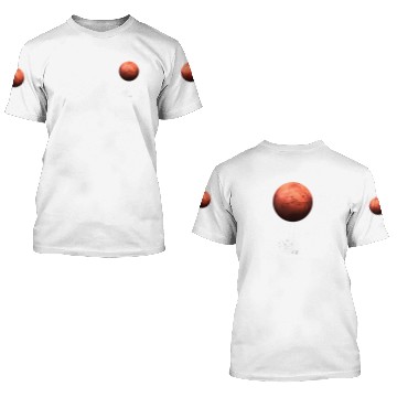 Discover Astronauts Space Science Mars 3D T Shirts