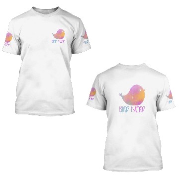 Discover Avid Birder Birdwatching Twitcher Birding Bird Nerd 3D T Shirts
