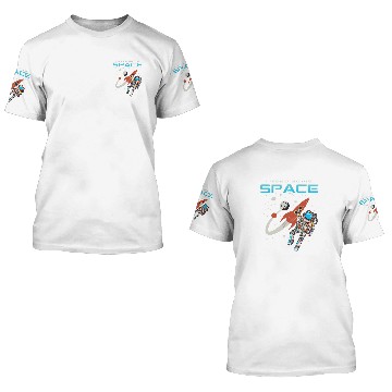 Discover Astronauts Astronomy Fan Galaxy Space Galaxy I Need Space 3D T Shirts