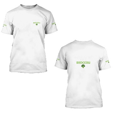 Discover Funny Vegan Vegetarian Broccoli Vegetables 3D T Shirts